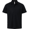 Custom Youth Nova Performance Pique Polo Black