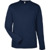 Custom Unisex Capital Long Sleeve Performance T-Shirt Classic Navy