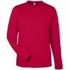 Custom Unisex Capital Long Sleeve Performance T-Shirt Classic Red