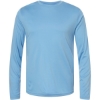 Custom Unisex Capital Long Sleeve Performance T-Shirt Columbia Blue