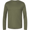 Custom Unisex Capital Long Sleeve Performance T-Shirt Military Green