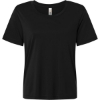 Custom Womens Capital Performance T-Shirt Black
