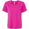 Custom Womens Capital Performance T-Shirt Bright Magenta
