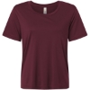 Custom Womens Capital Performance T-Shirt Burgundy