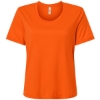 Custom Womens Capital Performance T-Shirt Campus Orange