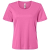 Custom Womens Capital Performance T-Shirt Charity Pink