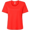 Custom Womens Capital Performance T-Shirt Marina Red