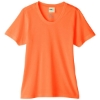Custom Womens Fusion ChromaSoft™ Performance T-Shirt Campus Orange