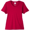Custom Womens Fusion ChromaSoft™ Performance T-Shirt Classic Red