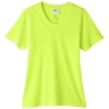 Custom Womens Fusion ChromaSoft™ Performance T-Shirt Safety Yellow
