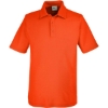 Custom Mens Fusion ChromaSoft™ Pique Polo Campus Orange