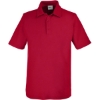 Custom Mens Fusion ChromaSoft™ Pique Polo Classic Red