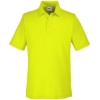 Custom Mens Fusion ChromaSoft™ Pique Polo Safety Yellow