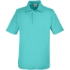 Custom Mens Fusion ChromaSoft™ Pique Polo Sea Glass