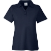 Custom Womens Fusion ChromaSoft™ Pique Polo Classic Navy