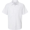 Custom Mens UltraUVP Shoreline Short Sleeve Staff Shirt White
