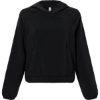 Custom Womens UltraUVP Shoreline Long Sleeve Hooded Pullover Black