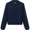 Custom Womens UltraUVP Shoreline Long Sleeve Hooded Pullover Classic Navy