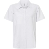 Custom Womens UltraUVP Shoreline Short Sleeve Staff Shirt White