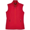 Custom Womens Cruise Two-Layer Fleece Bonded Soft Shell Vest Classic Red