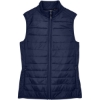 Custom Womens Prevail Packable Puffer Vest Classic Navy