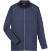 Custom Mens Techno Lite Three-Layer Knit Tech-Shell Classic Navy Heather
