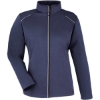 Custom Womens Techno Lite Three-Layer Knit Tech-Shell Classic Navy Heather
