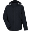 Custom Mens Barrier Rain Jacket Black