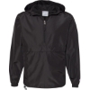 Custom Unisex Packable Anorak Jacket Black