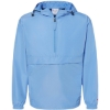 Custom Unisex Packable Anorak Jacket Light Blue