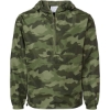 Custom Unisex Packable Anorak Jacket Olive Green Camo