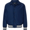 Custom Unisex Collared Varsity Jacket Navy
