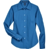 Custom Womens Crown Collection® Oxford Woven Dress Shirt French Blue