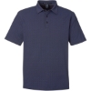 Custom Mens Crownlux Performance® Geo Polo Navy/ French Blue