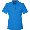 Custom Womens Crownlux Performance® Geo Polo French Blue/ Crystal Blue