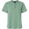 Custom Womens Seaton Pebble Textured Polo Balsam Green
