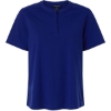 Custom Womens Seaton Pebble Textured Polo Midnight Royal