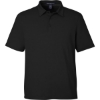 Custom Mens Raleigh Stretch Polo Black