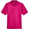 Custom Mens CrownLux Performance® Plaited Polo Crown Raspberry
