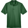 Custom Mens CrownLux Performance® Plaited Polo Forest