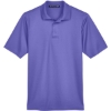 Custom Mens CrownLux Performance® Plaited Polo Grape