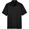 Custom Mens CrownLux Performance® Range Flex Polo Black