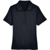 Custom Womens CrownLux Performance® Range Flex Polo Black