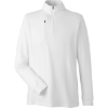 Custom Mens New Classics® Performance Quarter-Zip Pullover White