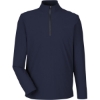 Custom Mens CrownLux Performance® Windsor Welded Quarter-Zip Pullover Navy