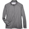 Custom Mens Stretch Tech-Shell® Compass Full-Zip Jacket Dark Grey Heather
