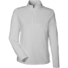Custom Womens Raleigh Stretch Quarter-Zip Pullover Grey