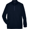 Custom Mens Stretch Tech-Shell® Compass Quarter-Zip Pullover Navy