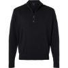 Custom Mens New Classics Quarter-Zip Sweater Black