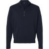 Custom Mens New Classics Quarter-Zip Sweater Navy